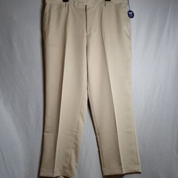Saddlebred Pants Saddlebred Comfort Waist Straight Fit Khaki Color